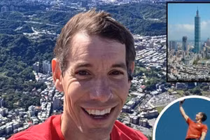 Nhà leo núi nổi tiếng Alex Honnold chinh phục thành công Taipei 101 - một trong những tòa nhà chọc trời cao nhất thế giới.