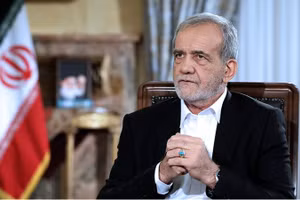 Tổng thống Iran Masoud Pezeshkian.