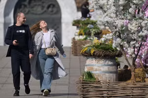 Một góc nhìn về Moscow, Nga.