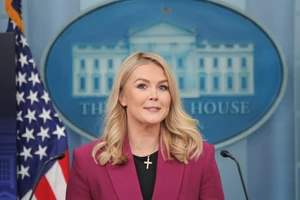 Thư ký báo chí Nhà Trắng Karoline Leavitt.