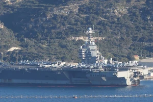 Tàu USS Gerald R. Ford của Hải quân Mỹ.