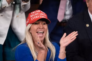 Nữ dân biểu Cộng hòa cánh hữu đến từ Georgia, Marjorie Taylor Greene.