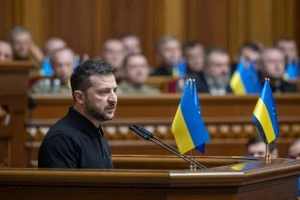 Tổng thống Ukraine Vladimir Zelensky.