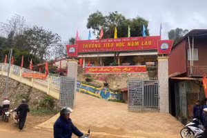 Trường Tiểu học Nậm Lầu.