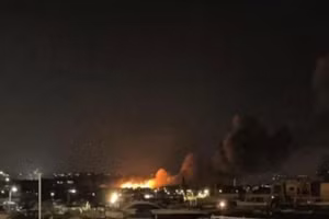 Israel tiến hành không kích miền Nam Lebanon, ngày 18/10/2024.