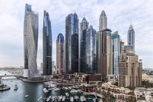 Dự kiến ​​sau khi mở cửa vào cuối năm nay, Ciel Tower tại Dubai Marina, UAE sẽ trở thành khách sạn cao nhất thế giới.