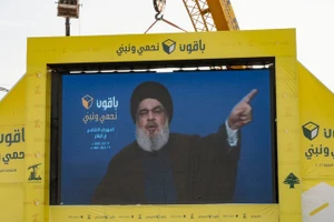 Thủ lĩnh lực lượng Hezbollah ở Lebanon, Hassan Nasrallah,