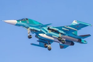 Tên lửa Kinzhal sẽ được bắn từ tiêm kích Su-34 vừa được nâng cấp hoàn thiện.