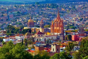 Thành phố San Miguel de Allende, ở miền trung Mexico.