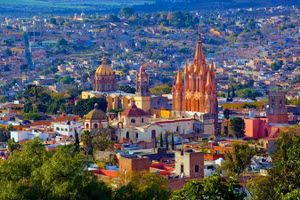Thành phố San Miguel de Allende, ở miền trung Mexico.