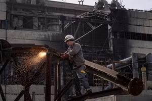 Một nhà máy điện ở Ukraine bị hư hại sau cuộc tập kích của Nga