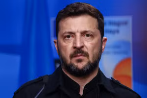 Tổng thống Ukraine Vladimir Zelensky.