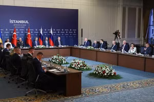 Vòng đàm phán hòa bình giữa Nga và Ukraine đã kết thúc tại Istanbul, Thổ Nhĩ Kỳ, ngày 23/7/2025.