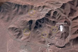 Một trận động đất mạnh 5,1 độ richter đã xảy ra ở Iran, gần một cách đáng báo động với cơ sở làm giàu hạt nhân Fordow của nước này, ngày 20/6/2025.