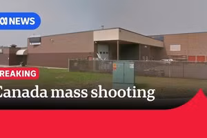 Trường trung học Tumbler Ridge, nơi xảy ra vụ xả súng đẫm máu, hôm 10/2.