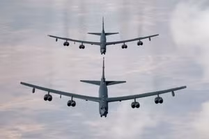 Mỹ điều một cặp máy bay ném bom B-52H Stratofortress thực hiện một loạt các nhiệm vụ trên khắp Trung Đông, ngày 20/2/2025.
