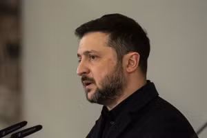 Tổng thống Ukraine Vladimir Zelensky.