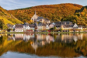 Thị trấn cổ tích Beilstein, ở Đức.