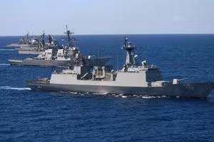 Tàu khu trục KDX-II của Hàn Quốc. 