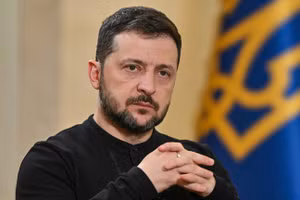 Tổng thống Ukraine Vladimir Zelensky.