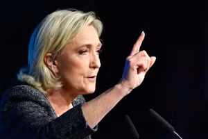Cựu lãnh đạo đảng Tập hợp Quốc gia (RN), Marine Le Pen,