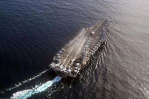 Tàu sân bay USS Gerald R. Ford của hải quân Mỹ.