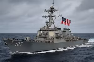 Tàu chiến của hải quân Mỹ.