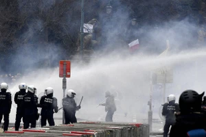 Biểu tình biến thành bạo loạn ở Brussels, ngày 14/10/2025.