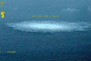 Vụ nổ đường ống Nord Stream xảy ra vào mùa thu năm 2022.