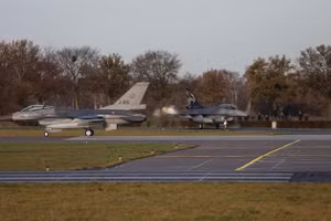 Căn cứ không quân Volkel, một cơ sở chiến lược của NATO ở Hà Lan.