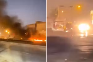 Thủ đô Islamabad của Pakistan bị rung chuyển bởi các vụ tấn công của Ấn Độ, đêm ngày 9/5/2025.