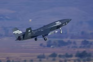 Máy bay chiến đấu không người lái Bayraktar Kizilelma của thổ Nhĩ Kỳ.