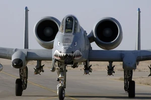 Máy bay chiến đấu A-10 Thunderbolt II của quân đội Mỹ.
