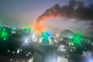 Hải quân Israel tấn công mục tiêu của Houthi ở Yemen, ngày 17/8/2025.