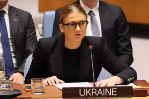 Phó Đại diện thường trực của Ukraine tại LHQ, Khristina Gayovyshyn.