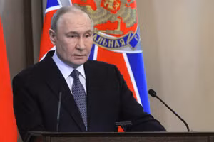 Tổng thống Nga Putin phát biểu tại một cuộc họp của hội đồng FSB, ngày 24/2/2026.