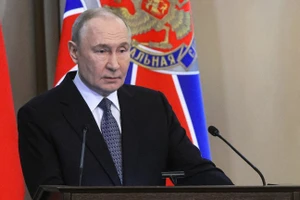Tổng thống Nga Putin phát biểu tại một cuộc họp của hội đồng FSB, ngày 24/2/2026.