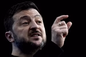 Tổng thống Ukraine Vladimir Zelensky.