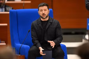 Tổng thống Ukraine Vladimir Zelensky.