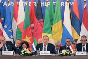 Ngoại trưởng Nga Sergey Lavrov tại phiến họp toàn thể của hội nghị cấp bộ trưởng Diễn đàn Đối tác Nga-châu Phi lần thứ hai ở Cairo, Ai Cập, ngày 20/12/2025.