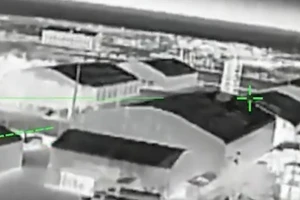 Quân đội Ukraine tấn công kho tiếp tế tại Căn cứ không quân Khersones của Nga ở Sevastopol, ngày 16/3/2026.