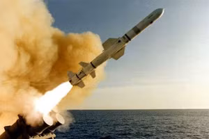 Một vụ phóng tên lửa Tomahawk của Hải quân Mỹ.