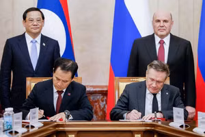Nga-Lào ký kết thỏa thuận hợp tác trong lĩnh vực năng lượng hạt nhân, ngày 15/6/2026.