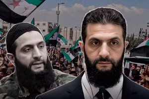 Tổng thống lâm thời Syria, Ahmad al-Sharaa.