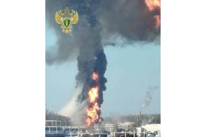 Hiện trường vụ nổ tại ga đường sắt Kochetovka ở vùng Tambov, ngày 4/2/2026.