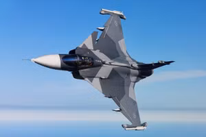 Máy bay chiến đấu Gripen E của Thụy Điển.