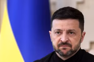 Tổng thống Ukraine Vladimir Zelensky.