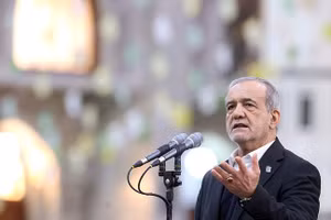 Tổng thống Iran Masoud Pezeshkian.