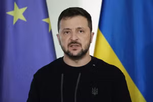 Tổng thống Ukraine Vladimir Zelensky