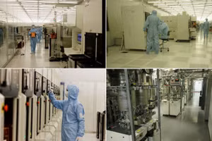 Các cơ sở sản xuất tại nhà máy vi điện tử Mikron của Nga.